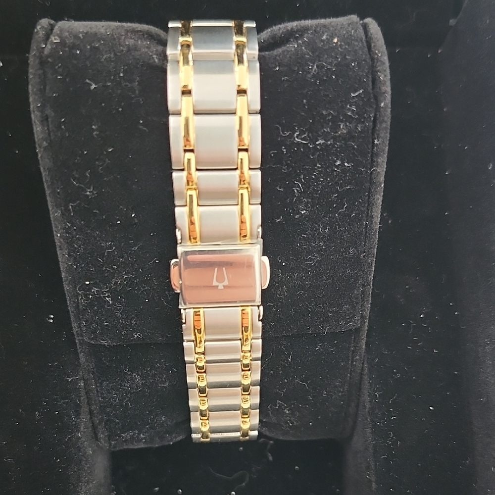 BULOVA Ladies Classic Collection Diamond Two Tone Watch - 98P175 - Picture 5 of 14